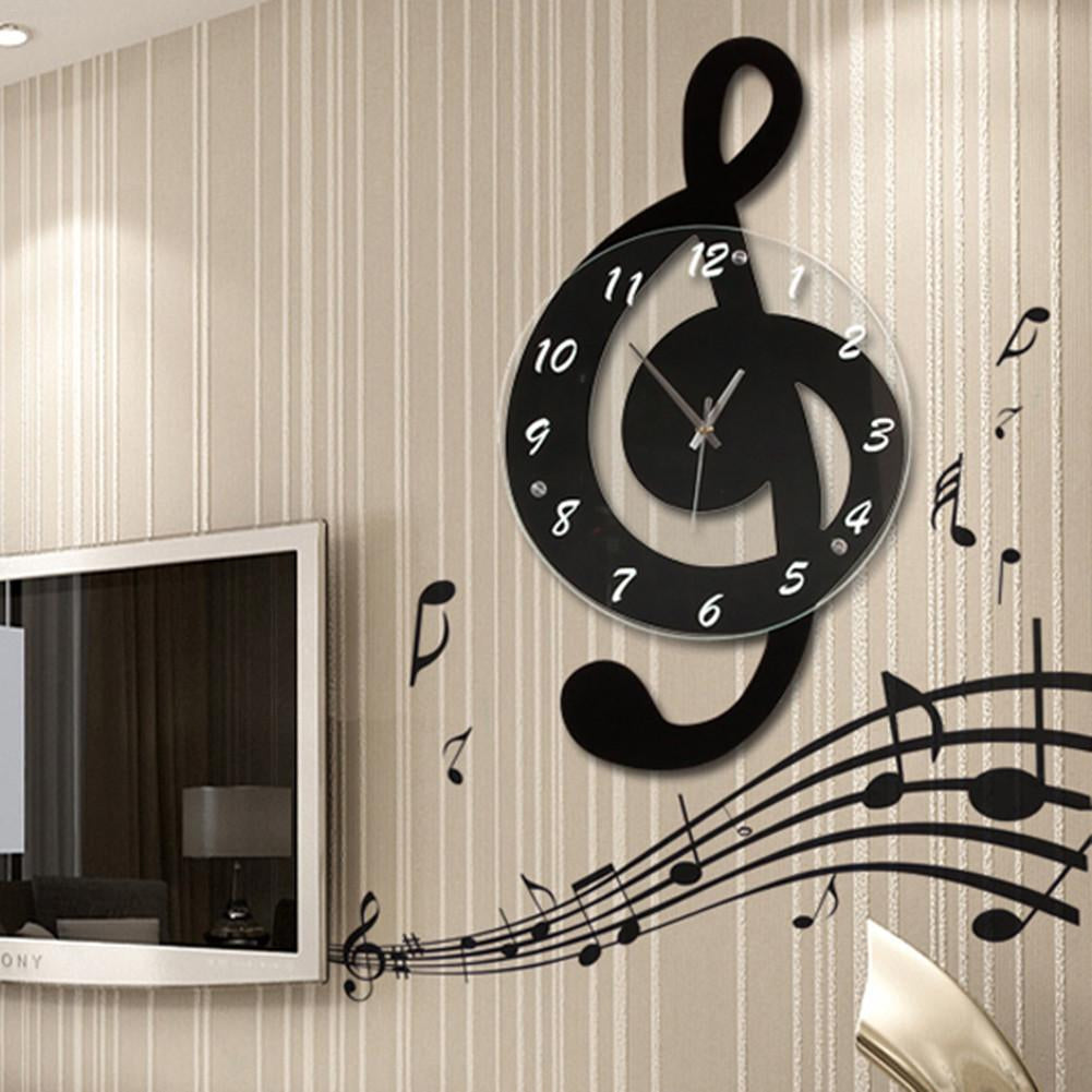 Lisslune | TuneClock - G-Clef Musical Wall Timepiece