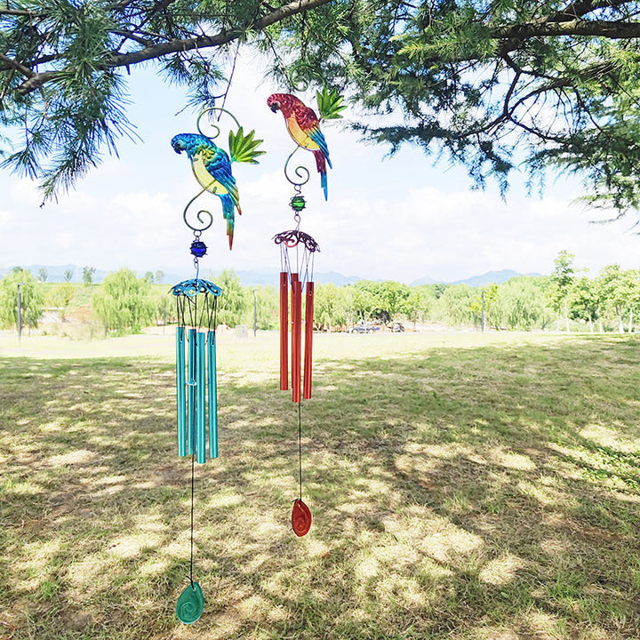 Lisslune | Three-dimensional parrot wind chime, hanging decoration