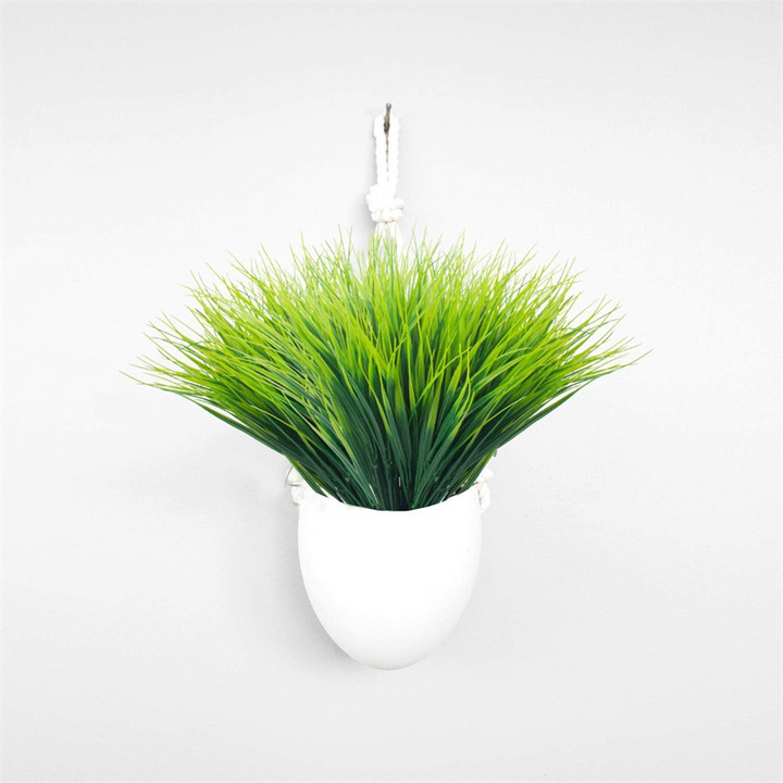 Lisslune | Artificial Wheat Grass Plant Made of Plastic – Decorative Grass for Garden, Home and Outdoor Area