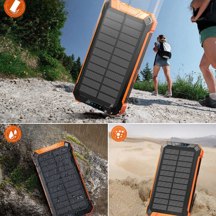 Lisslune | SunCharge - Solar battery with multiple connections
