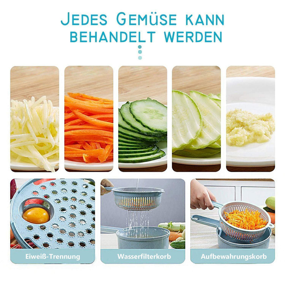 Lisslune | 9 in 1 Multifunctional Vegetable Slicer Set