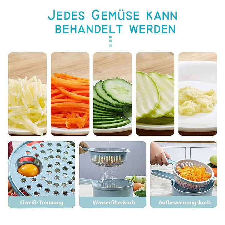 Lisslune | 9 in 1 Multifunctional Vegetable Slicer Set