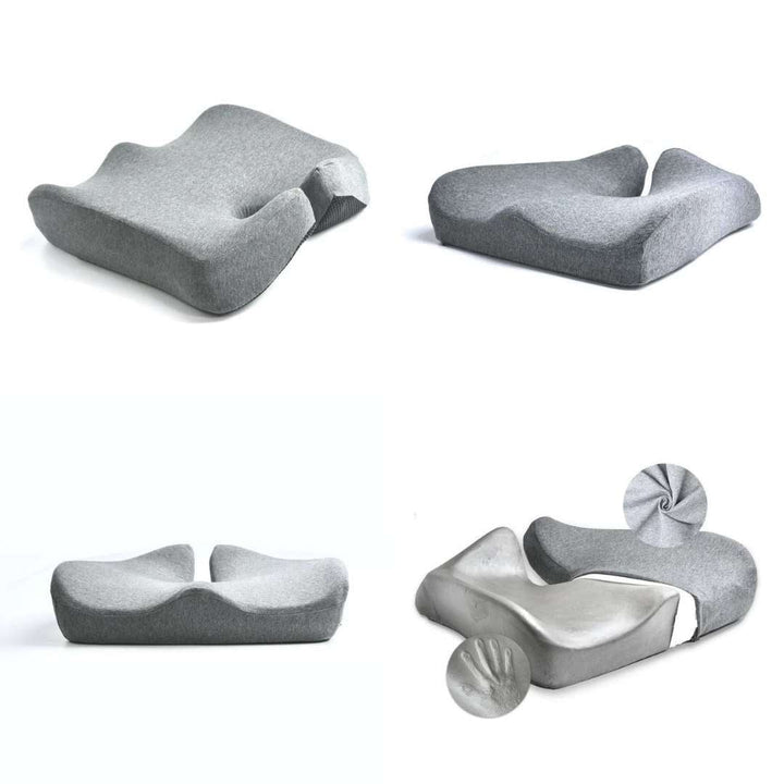 Lisslune | Orthopedic Comfort Cushion Set for Pain Relief & Posture Support - Seat & Back Cushions for Office Workers, Seniors & Pregnant Women