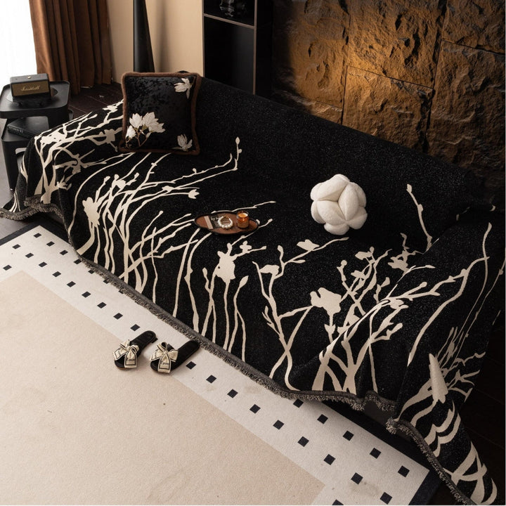 Lisslune | Twilight Branches Chenille Sofa Cover