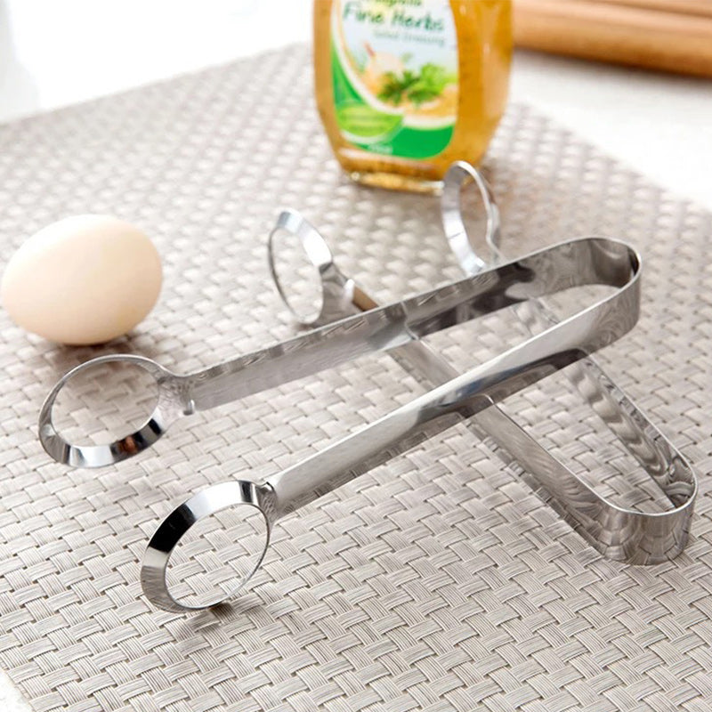 Lisslune | Stainless Steel Extended Egg Clip - Practical Kitchen Tool