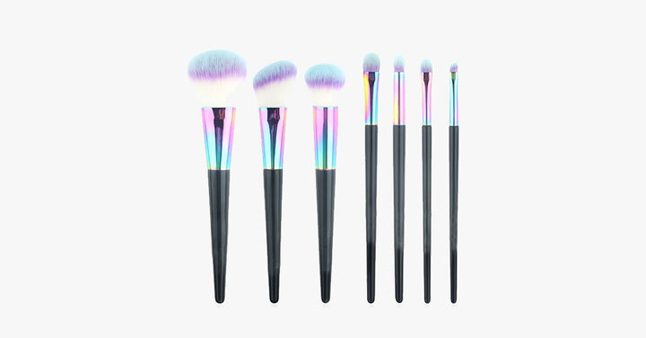 Lisslune | Black Mermaid Rainbow Feather Set