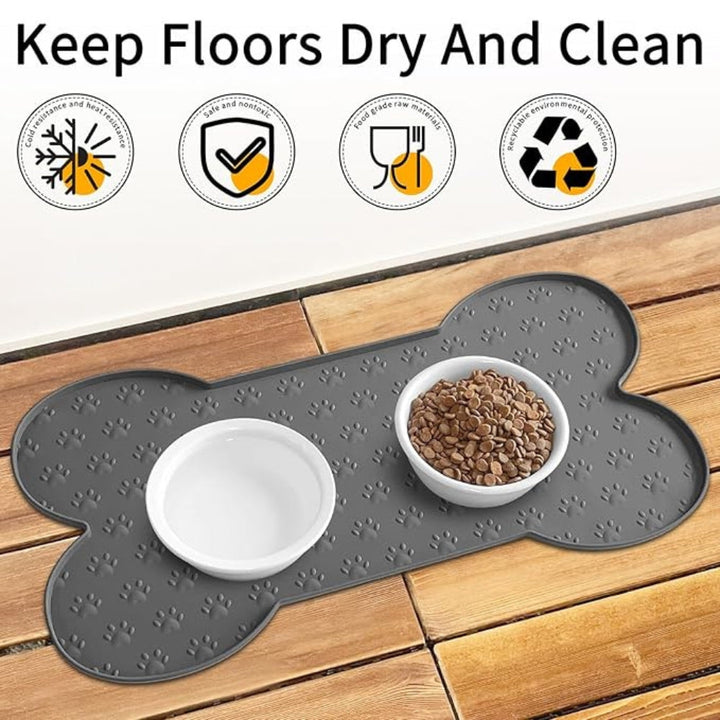 Lisslune | Bone-Shaped Silicone Pet Feeding Mat