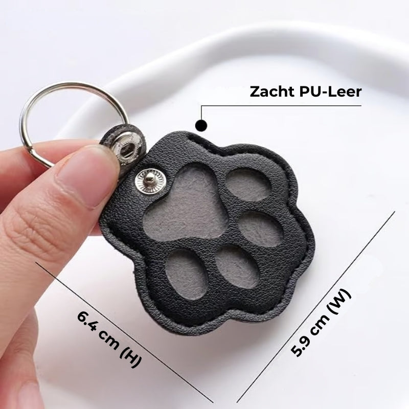 Lisslune | PawMemorie Keychain – Memorial Pendant with Paw Print and Inner Compartment
