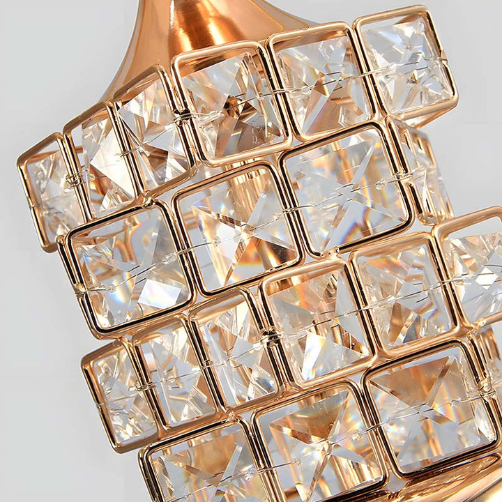Lisslune | CrystGlow - Golden crystal-inspired table lamp