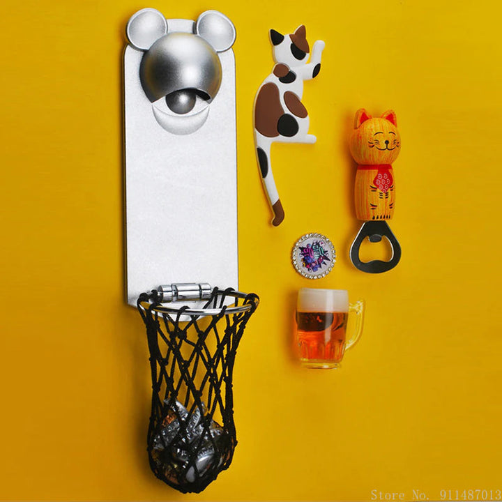 Lisslune | Fridge Magnetic Basketball Bottle Opener