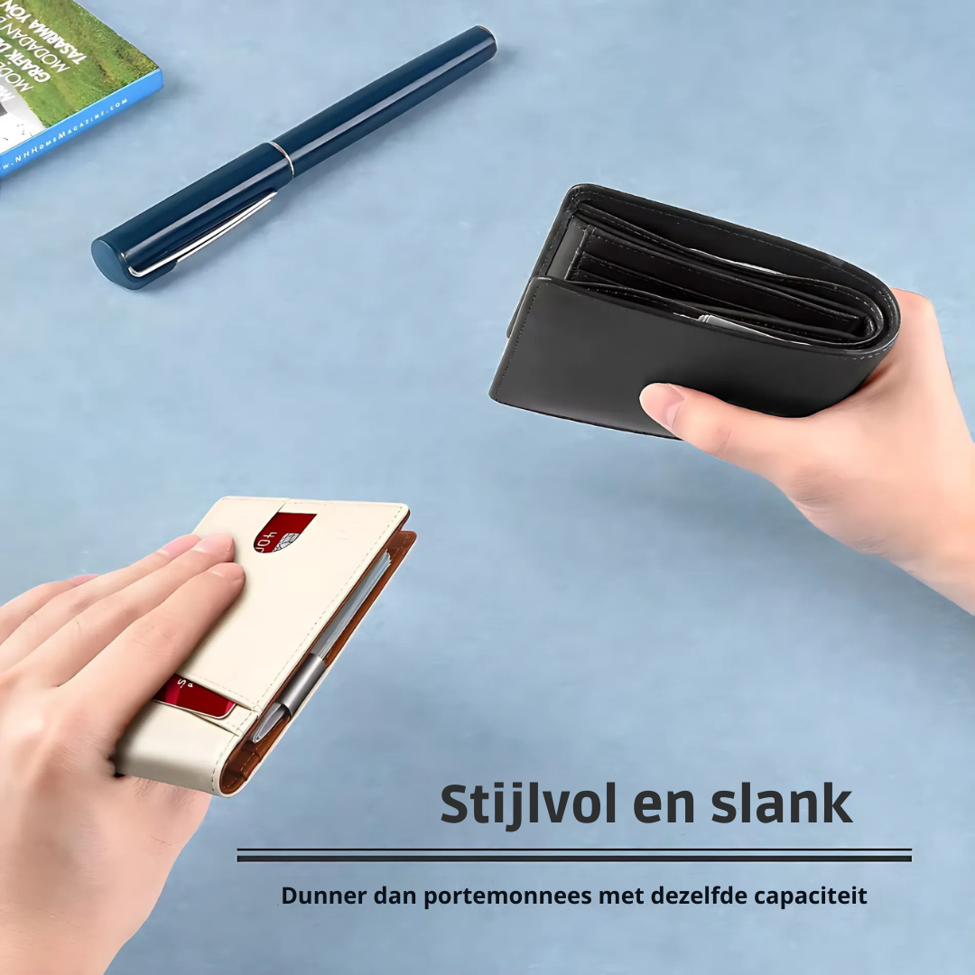 Lisslune | SafeSlim RFID Leather Men's Wallet – Compact, Thin & Safe