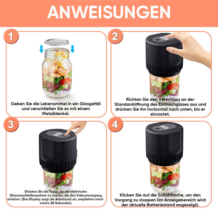 Lisslune | Electric Vacuum Sealer for Jars