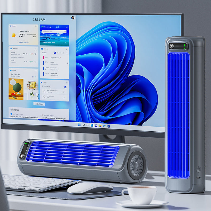 Lisslune | AirWave – Portable Rechargeable Air Conditioner with 12-Hour Battery Life