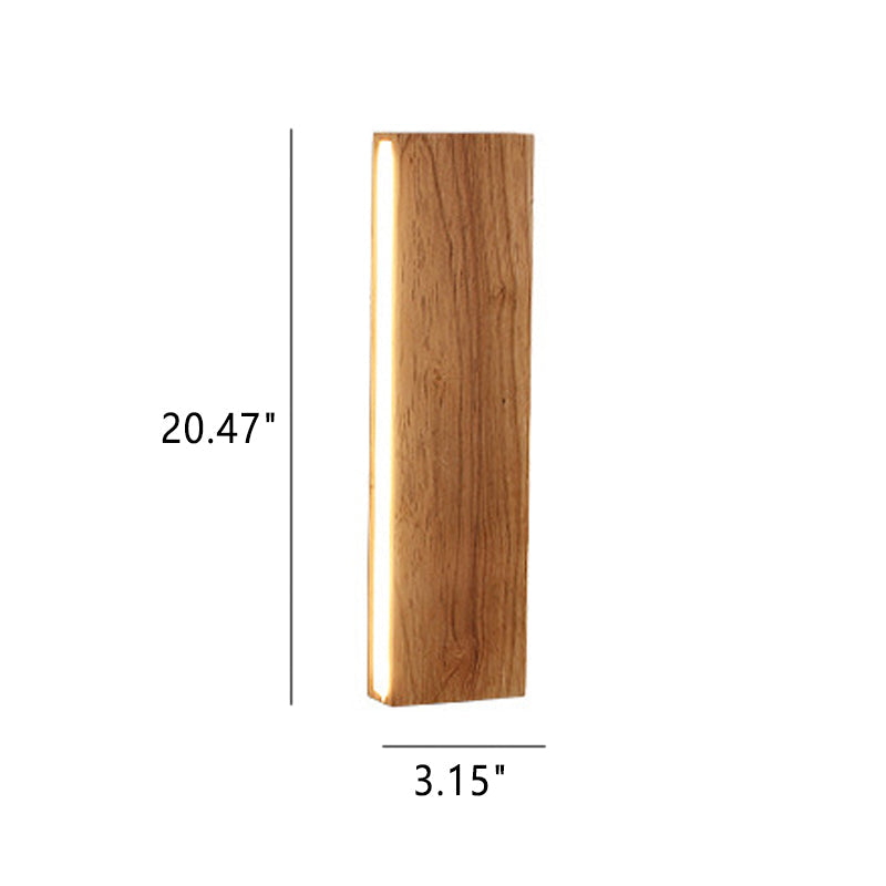 Lisslune | OakBeam | Minimalist Solid Wood LED Wall Light