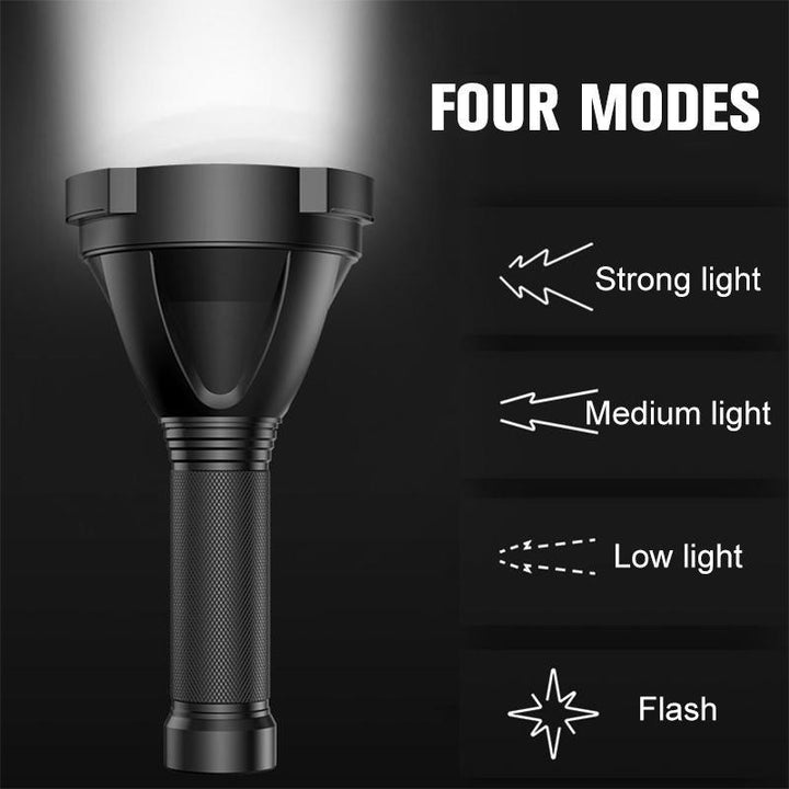 Lisslune | High-Power Waterproof LED Flashlight | 30,000–50,000 Lumens Rechargeable Torch