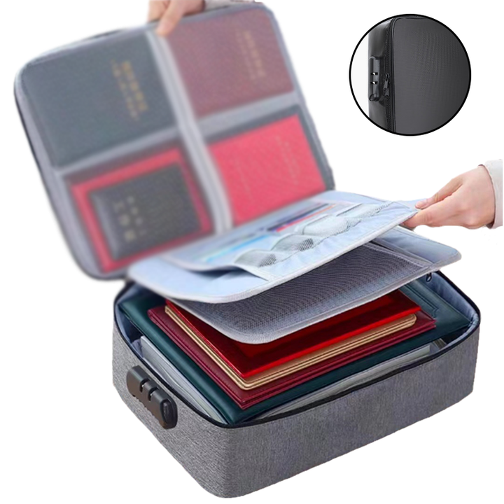 Lisslune | Waterproof and fireproof sealable document storage bag