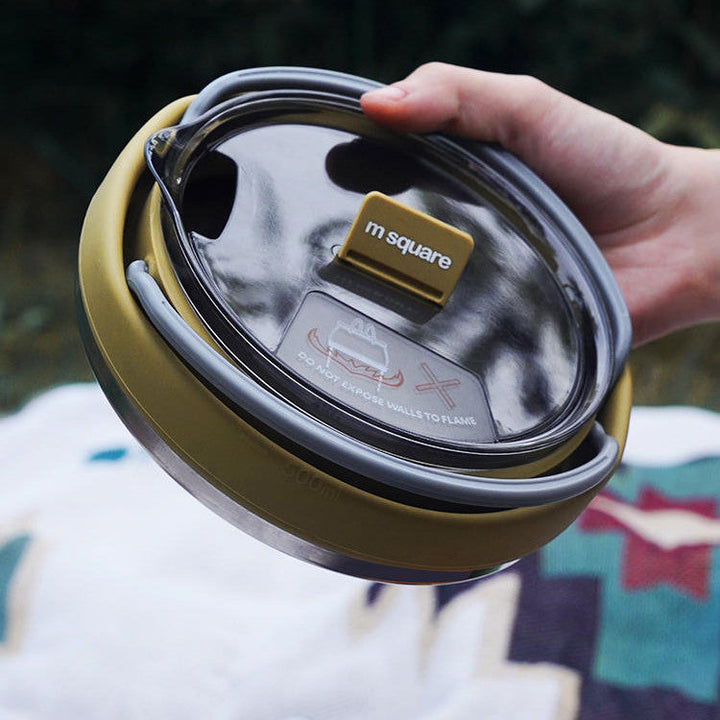 Lisslune | Camping Outdoor Silicone Foldable Kettle