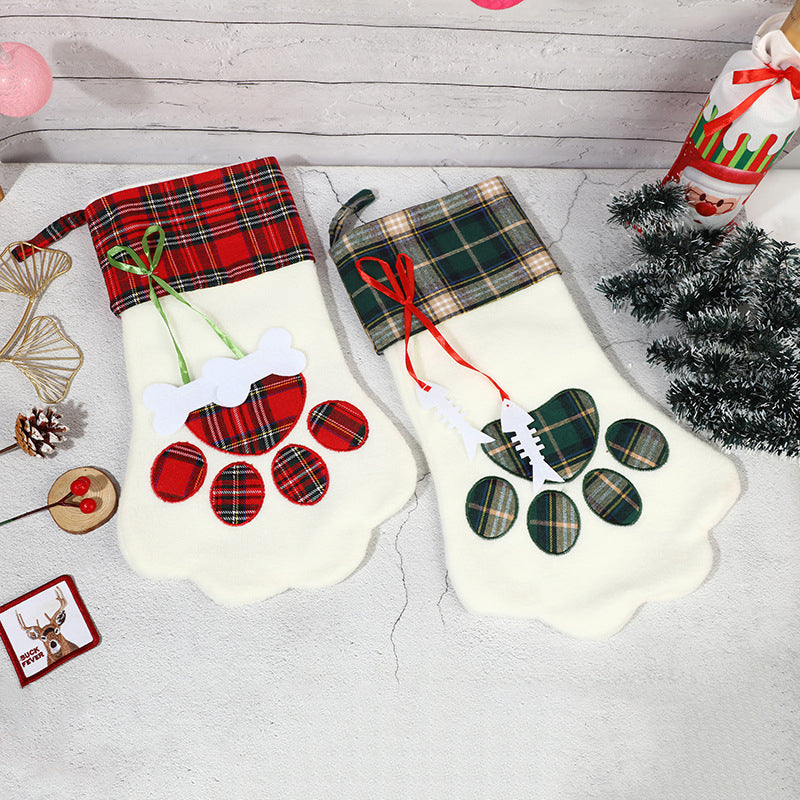 Lisslune | Checked Christmas Socks