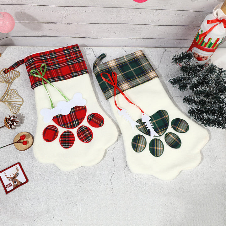 Lisslune | Checked Christmas Socks