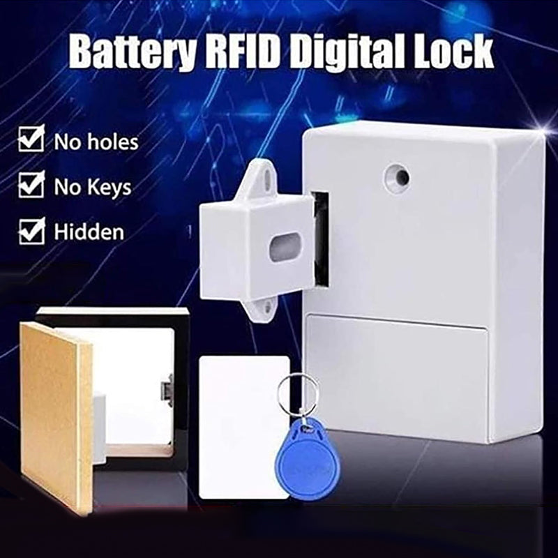 Lisslune | Electronic Cabinet Lock DIY for Wooden Drawer Cabinet