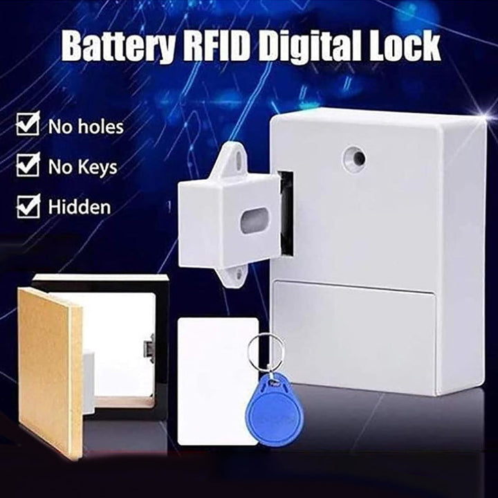 Lisslune | Electronic Cabinet Lock DIY for Wooden Drawer Cabinet