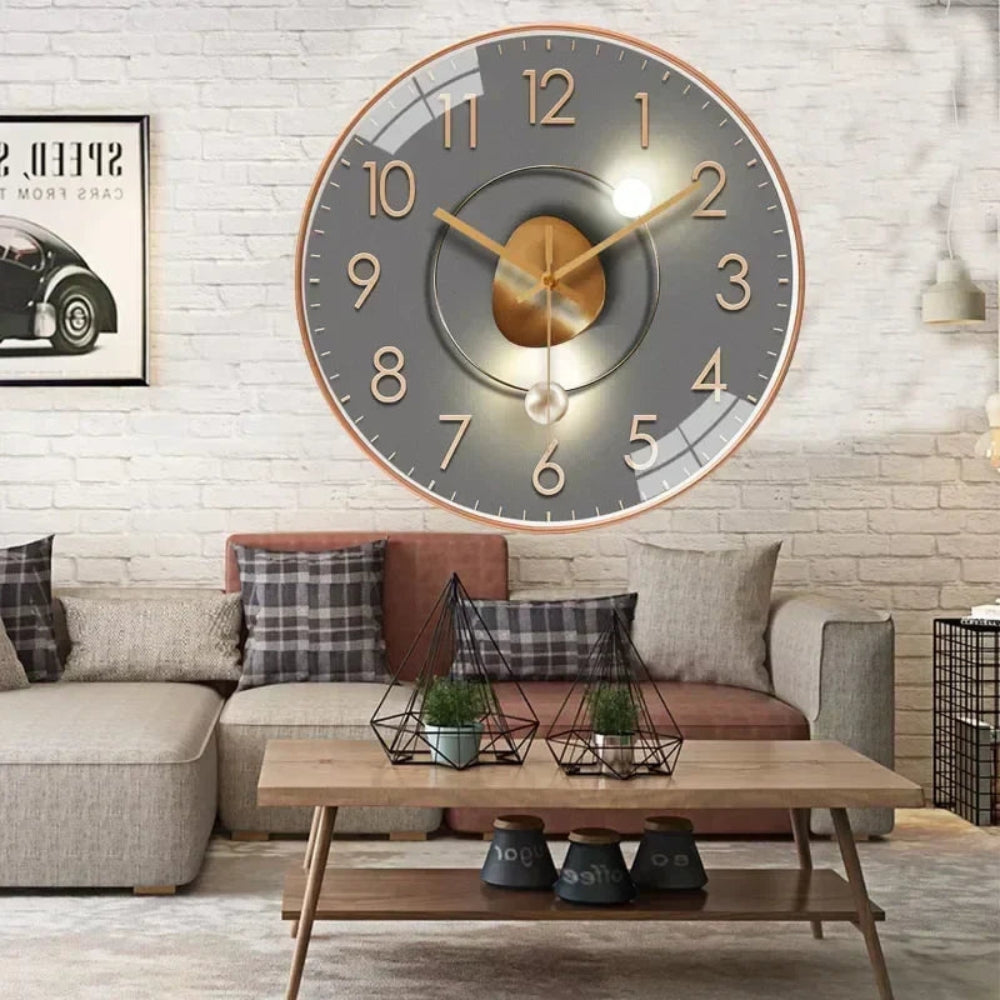 Lisslune | StilDigit Wall Clock – Modern Digital Timekeeping for a Calm Environment