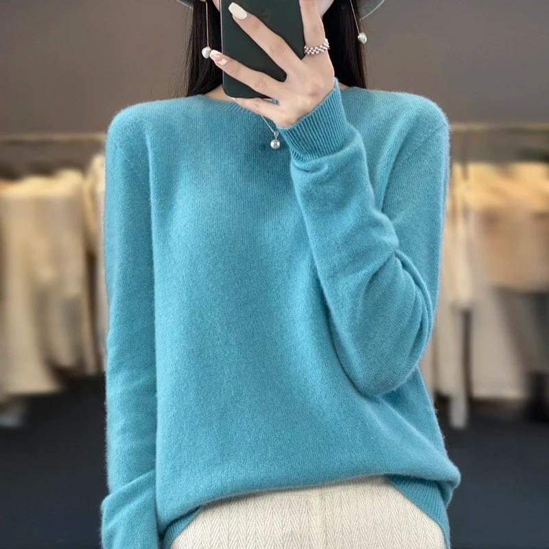 Lisslune | Cashmere Pullover Women Stylish Round Neck, Soft & Comfortable