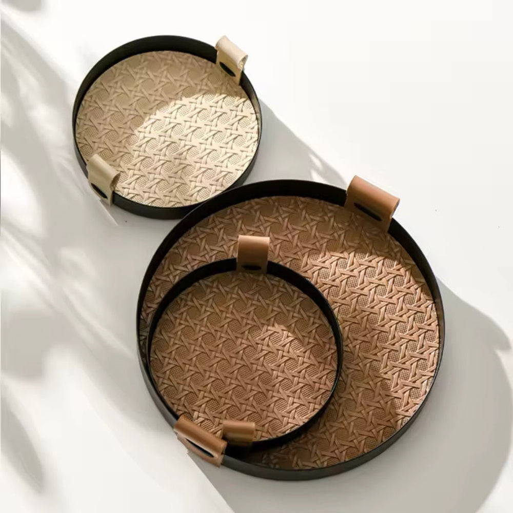 Lisslune | Nordic-Inspired Rattan Weave Tray
