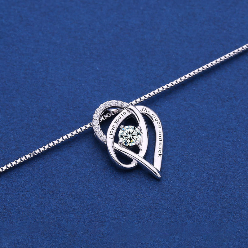 Lisslune | Letter Heart Necklaces for Mom