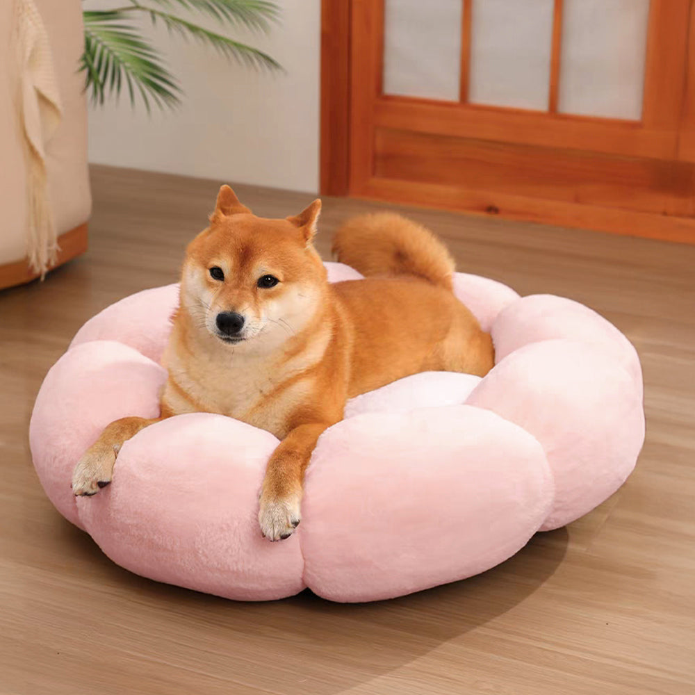 Lisslune | Flower Heat Full Support Washable Decoration Dog & Cat Bed