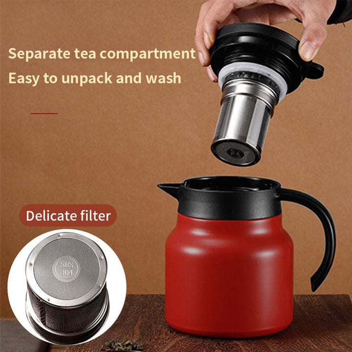 Lisslune | Thermal Wave Elegant Stainless Steel Teapot