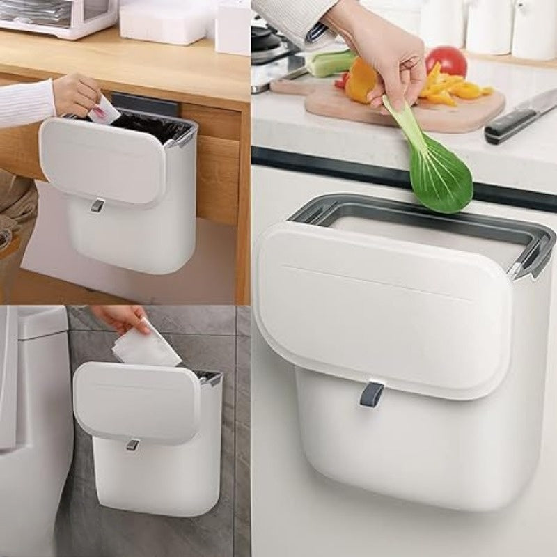 Lisslune | KitchenSmart Compact Trash Can – Practical & Hygienic Cleaning
