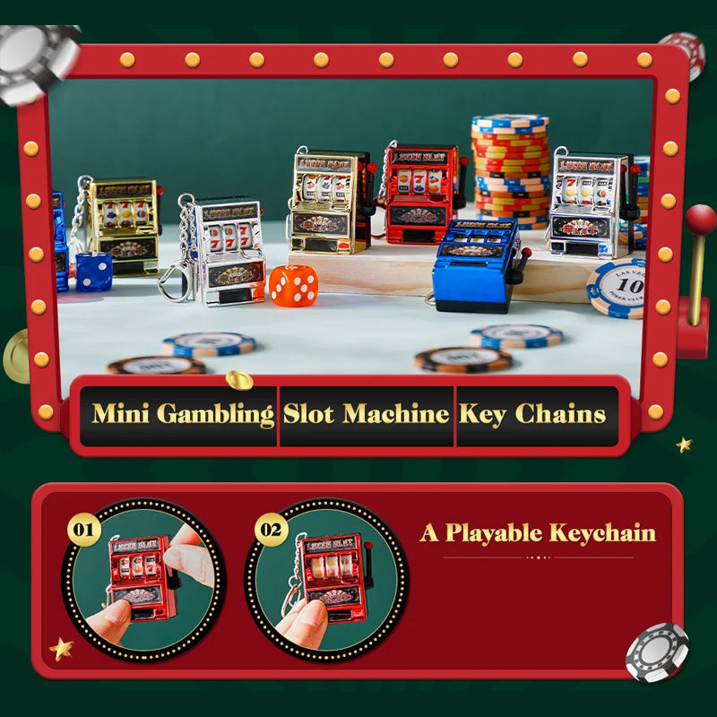 Lisslune | Keychain designed as a slot machine