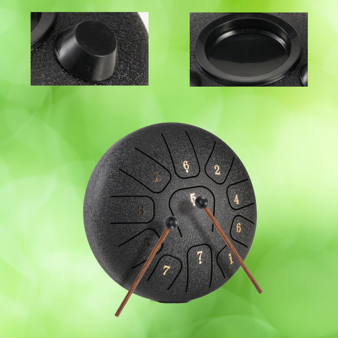 Lisslune | Steel Tongue Drum - 6 Inch with 11 Notes
