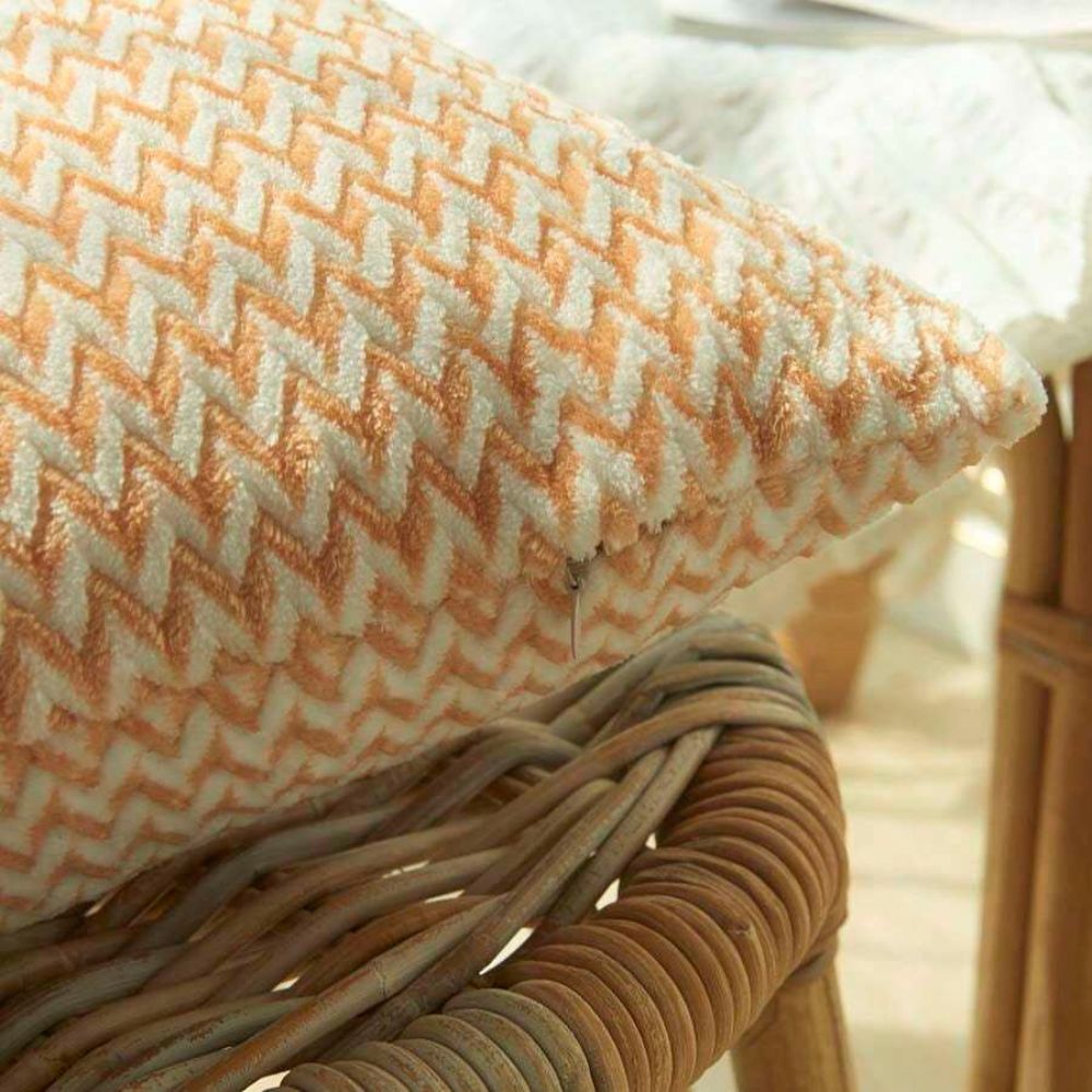 Lisslune | Lush Chevron Cushion Covers