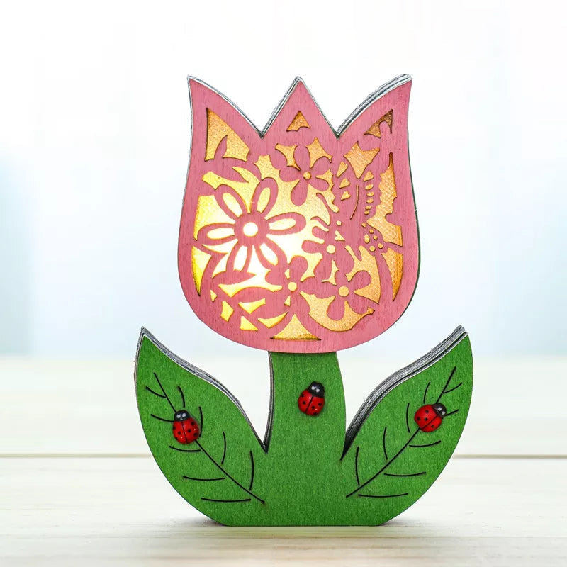 Lisslune | FestiveDecor - Easter LED Wooden Decoration Collection
