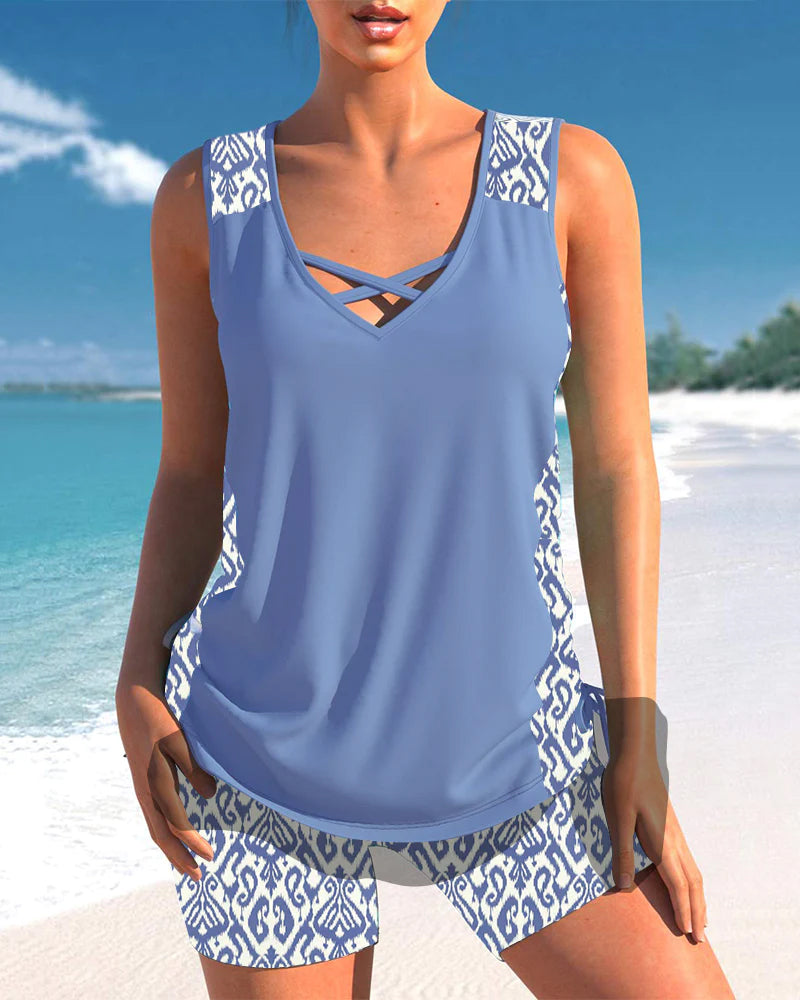 Lisslune | Print Tankini Set