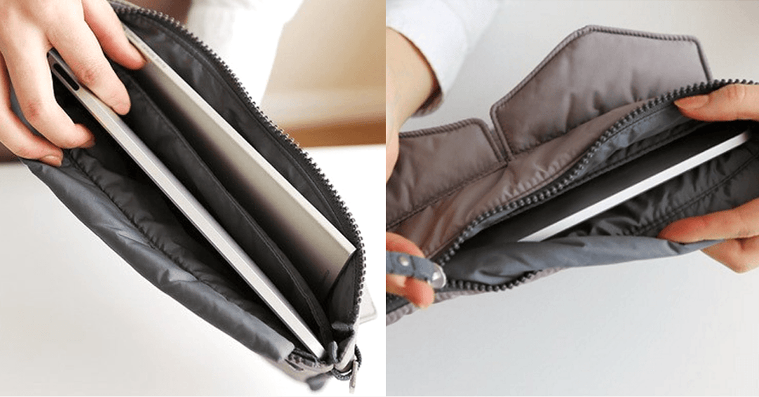 Lisslune | Slim Bag-in-Bag - Made of polyester - Portable & small - Multiple zippered pockets - Easily fits in your suitcase