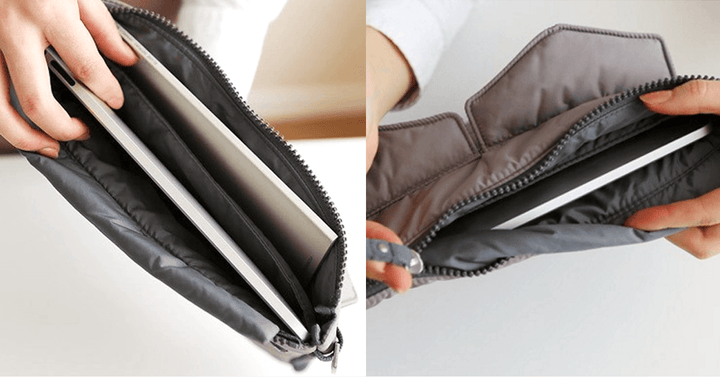 Lisslune | Slim Bag-in-Bag - Made of polyester - Portable & small - Multiple zippered pockets - Easily fits in your suitcase