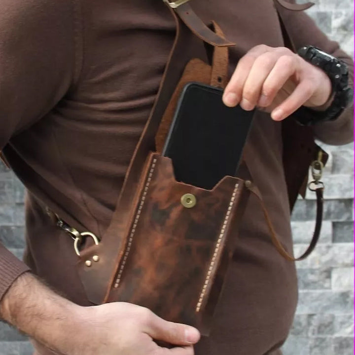 Lisslune | Medieval Steampunk Retro Shoulder Bag with Shoulder Strap