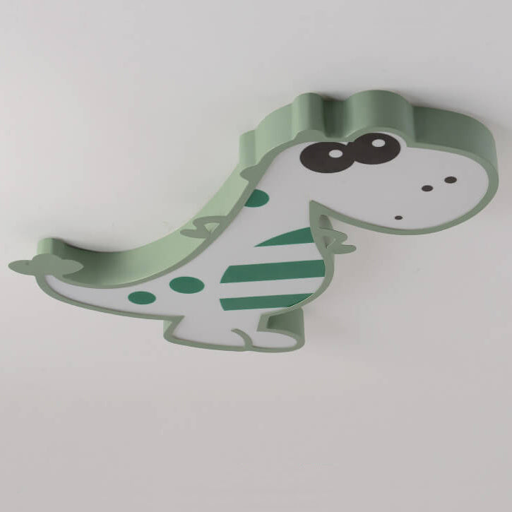 Lisslune | DinoBright LED Ceiling Light | Creative Dinosaur Design | Children's Room Lamp | Warm & White Light | Dimmable