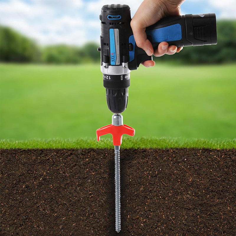 Lisslune | Rotatable tent pegs with thread