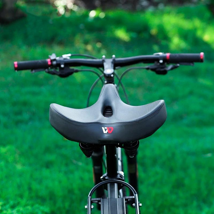 Lisslune | RideEase - Extra Wide & Breathable Comfortable Bike Saddle, Ergonomic Bicycle Seat