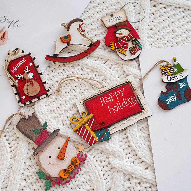 Lisslune | Christmas decoration wooden pendant