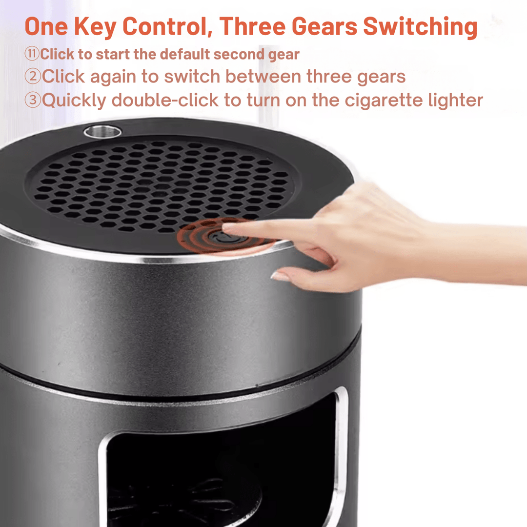 Lisslune | Portable Smokeless Ashtray with HEPA Filter & USB Battery