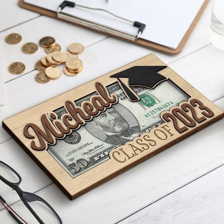 Lisslune | Personalized graduation money holder