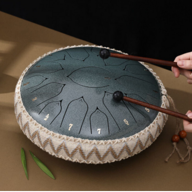 Lisslune | Steel Tongue Drum | Soothing Tones for Meditation, Yoga, Sound Therapy & Relaxation