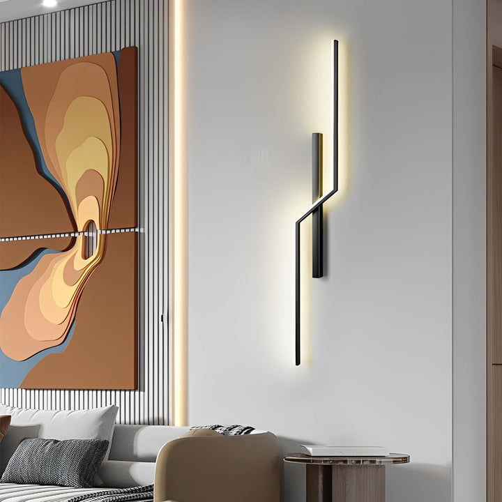 Lisslune | Lines Creative LED Modern Minimalist Wall Lamp Decorative Wall Lights Lighting