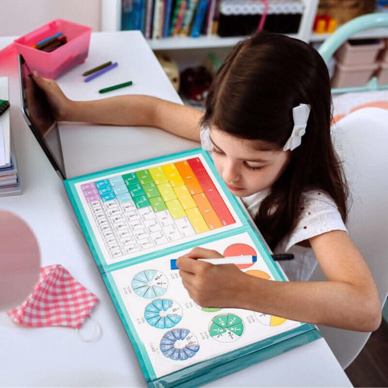Lisslune | Magnetic Fraction Disc Set for Math Learning