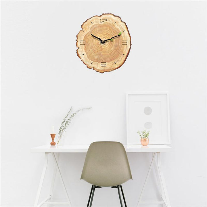 Lisslune | Wooden Annual Rings Wall Clock